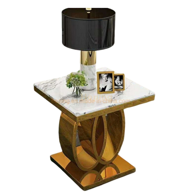 Modern Square Top Dining Set Living Room Furniture Design Rectangular Marble Hotel Lamb Table