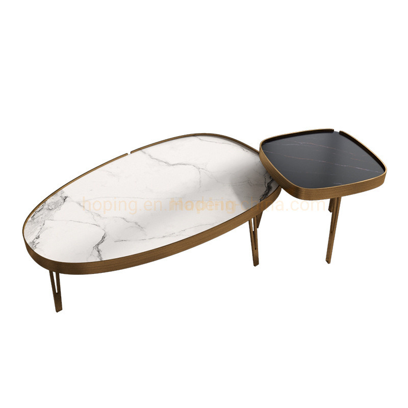 Modern Living Room Furniture Square Oval Round Bedroom Side Tableset Tea Table Home Furniture TV Stand Unique Oblong Platner Coffee Tables