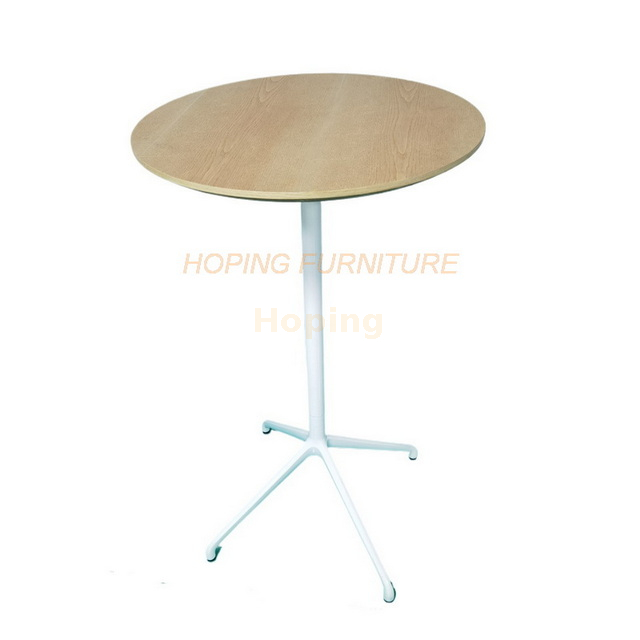Simple Design High Table with MDF Top And Aluminum Foot And Base