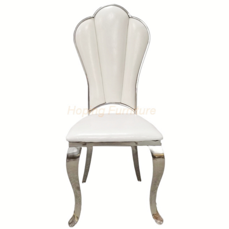 Pink Stainless Steel Luxury Hotel Wedding Chair Gold Dining Chair for Events Party