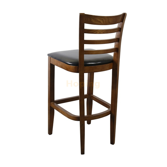 Traditional Ladder Back Wood Chair for Wedding Dining Banquet High Back Chair 