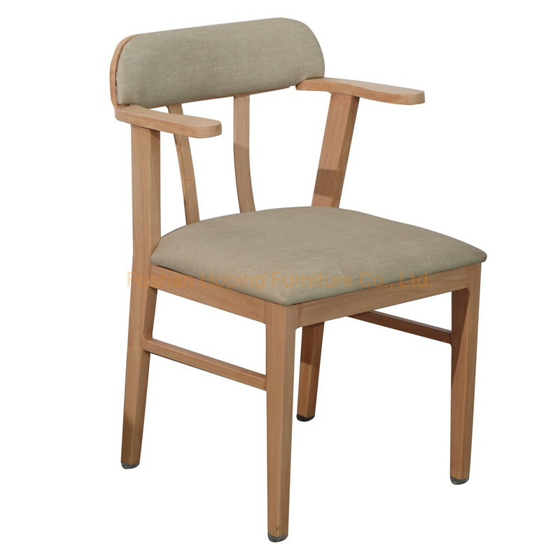 French Style Decoration Wood Dining Table Chair Classical Style Furniture Restaurant Set Booth Seating Leisure Chair Club Bar PU Leather Tufted Back Corner