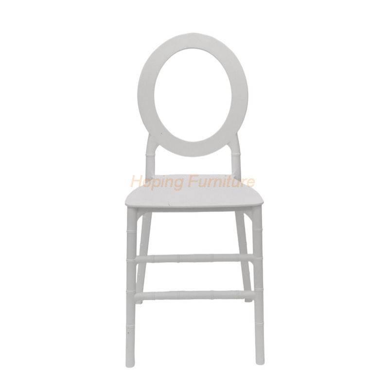 China O Back Clear Transparent White Plastic Party Wedding Chair Restaurant Kids Dining Chair