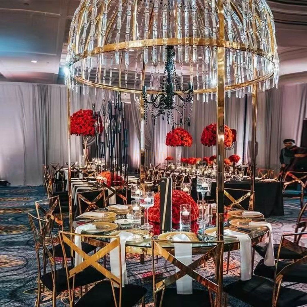 Light Birthday Flower Bride and Groom Decoration Hotel Center Wedding Event Party Supplies