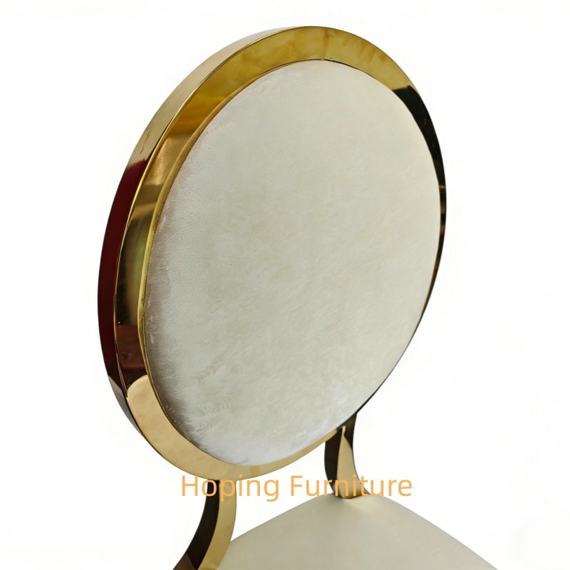 Hotel Furniture Round Back Dining Banquet Wedding Living Room Chairs