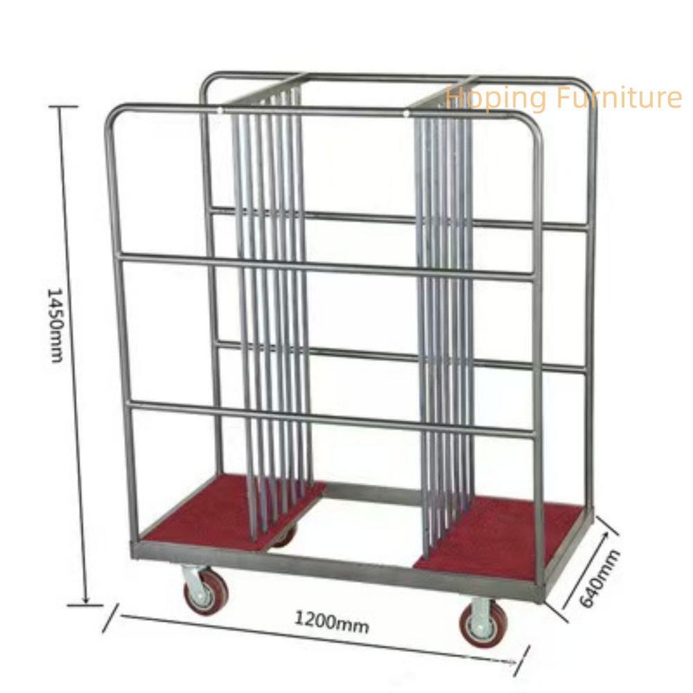 Trolley Movil De Alta Calidad Ligero Con Cuatro Ruedas Cart