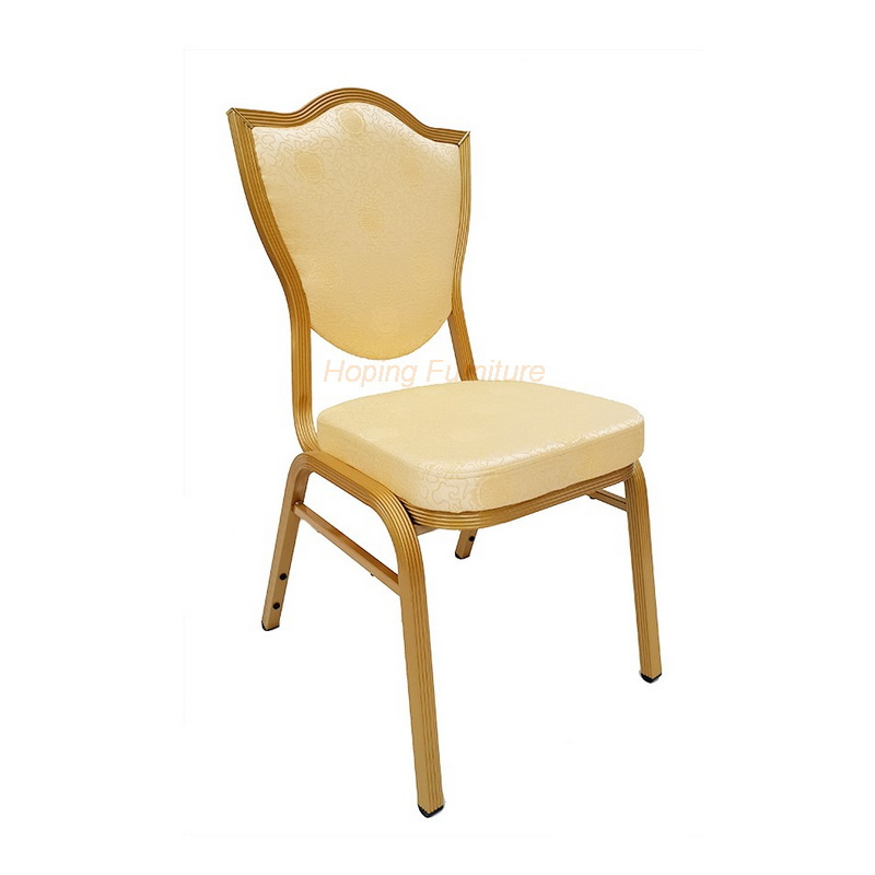 Economic Aluminum Metal Banquet Chair Dining Chair for Hotel Restaurant Wedding Outdoor Party Chair