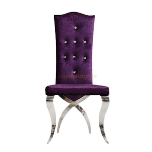 High Cross X Back Hotel Banquet Event Party Fabric Restaurant Black Velvet Dining Chairs