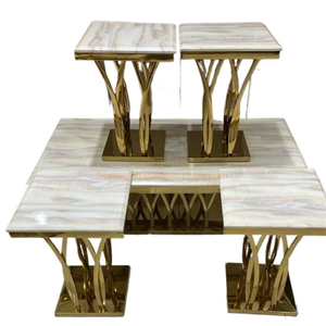 Modern Table Set Living Room Hotel Table / Silver Coffee Table / High Side Table / Stainless Steel Table / Black Glass Coffee Table / Marble Console Table
