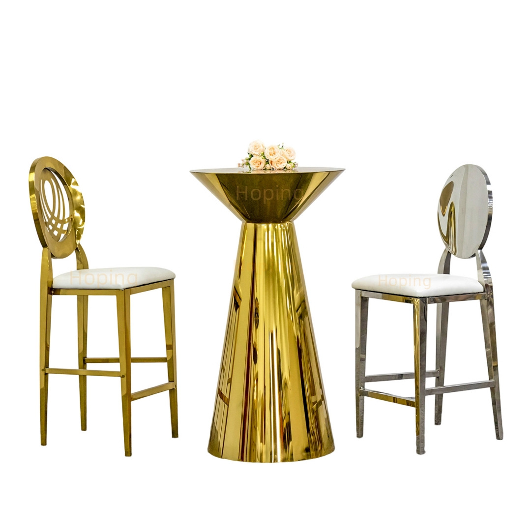 Outdoor High Table Commercial Cafe Bars Hotel Dining Furniture Bar Table