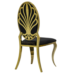 Wholesale Backdecor Luxury Gold Golden Stainless Steel Wedding Dining Chairs Event