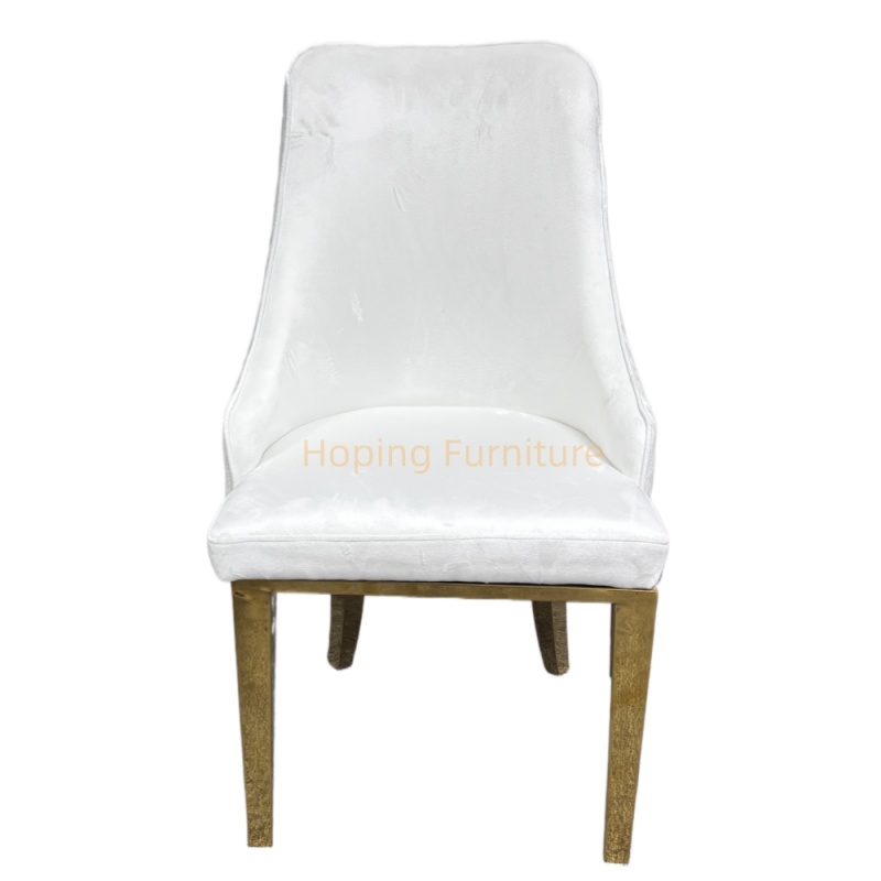 Modern Design Velvet Dining Chairs with Metal Legs Comfortable Restaurant Sofa Bedroom Home Dining Room Chairs