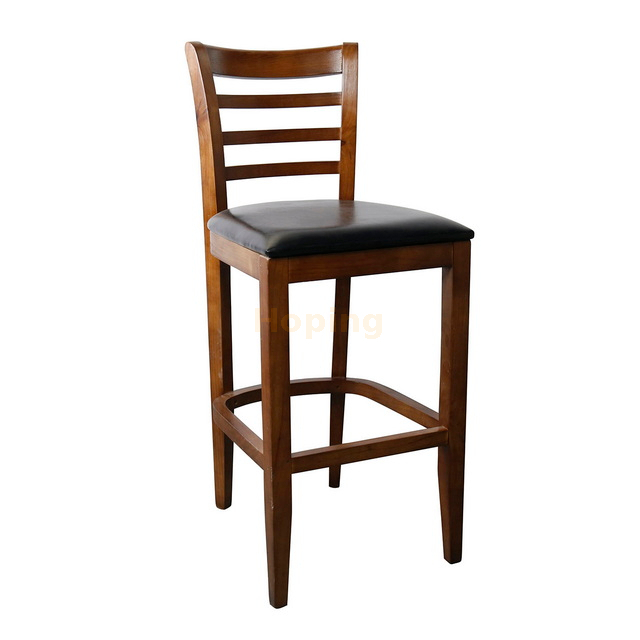 Traditional Ladder Back Wood Chair for Wedding Dining Banquet High Back Chair 