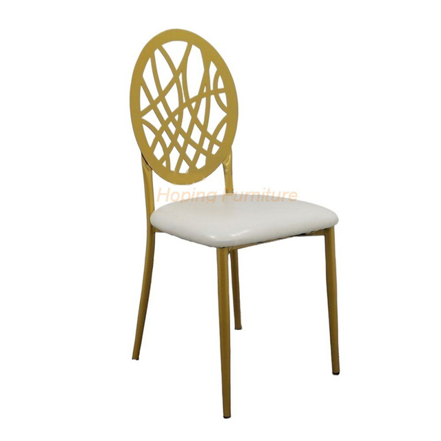 Rental China Manufacturer Hotel Furniture Simple Round White Black Dining Chairs