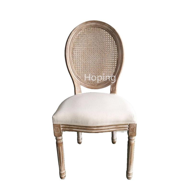 Wedding Event Rentals Classic Rattan Back Wooden Furniture Dining Chair