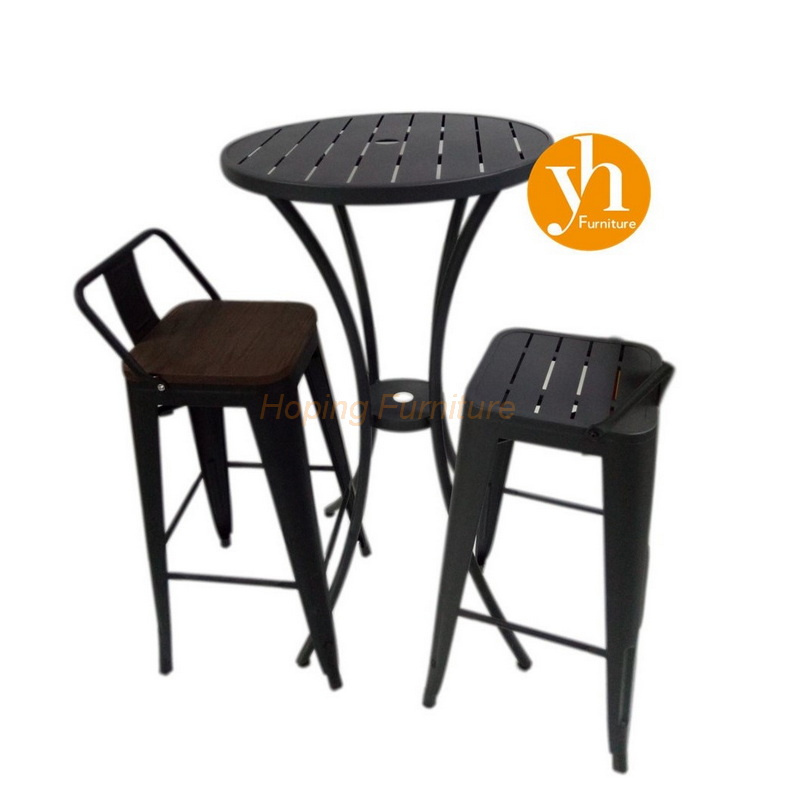 Outdoor Restaurant Furniture Dining Breakfast Bar Table Good Coffee Shop Bar Furniture Table