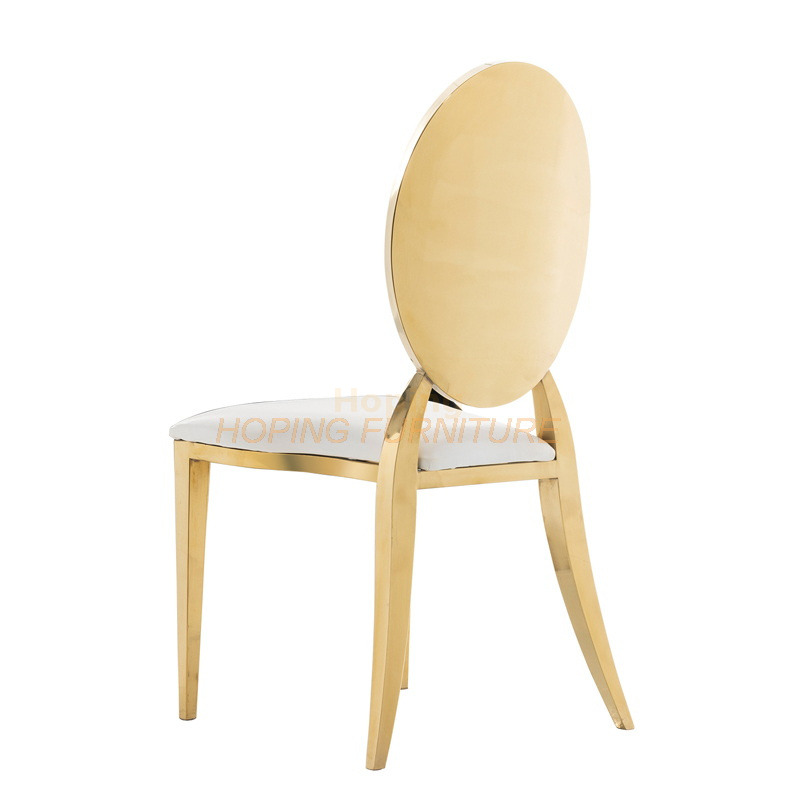 New Round Flower Cross Back Ghost Chair Wedding Hotel Banquet Dining Chair