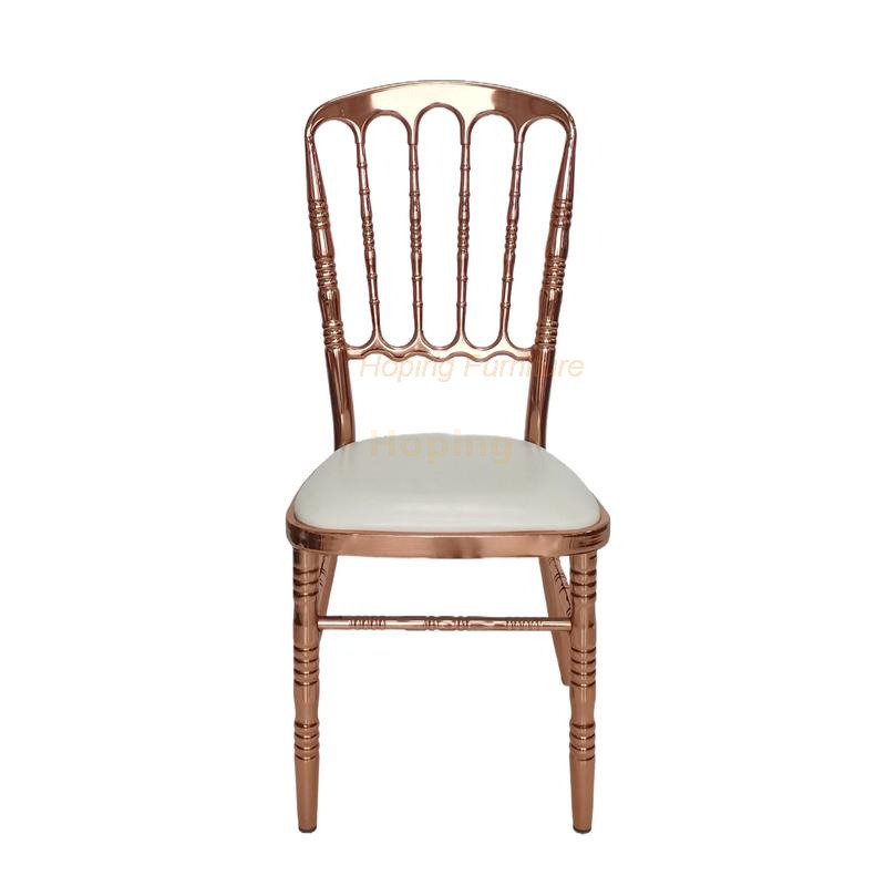 Hotel Dining Chair Silver Frame Chair with PU Leather Seat and Metal Legs Conference Chair