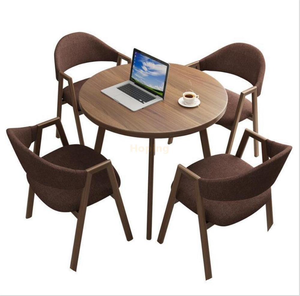 Modern Coffee Bar Milk Tea Shop Dessert Western Restaurant Furniture to Discuss Leisure Reception Desk Chair Combination Sofa Chair