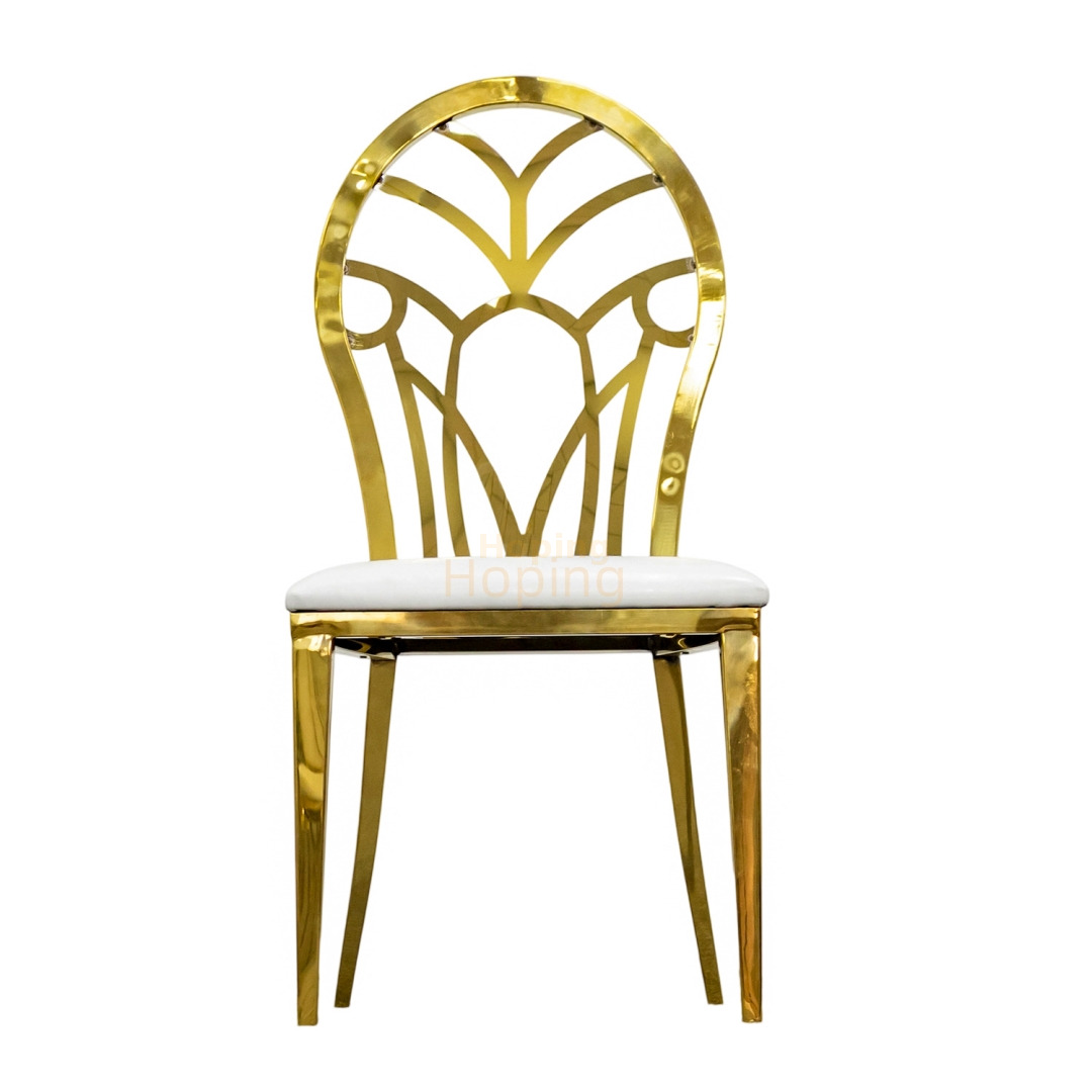 Party Wedding Gold Stainless Steel Factory Wholesale Event Chair New Wedding Furniture