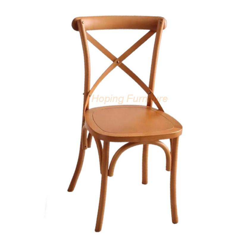 Wood Frame and Fabric Chairs for Wedding Event Dining Room Furniture