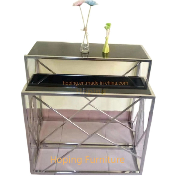 Hotel Suitcase Side Long Table Fashion Decorated Desk Light Table Flower Stand