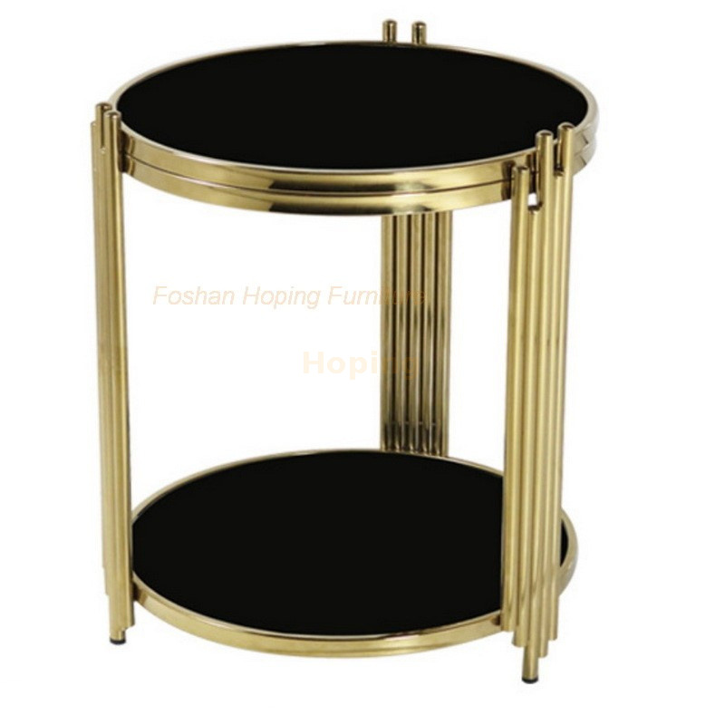 Tall Table Mirror Glass Top Hot Sale New Arrive Modern Style Semi-Circle Console Table