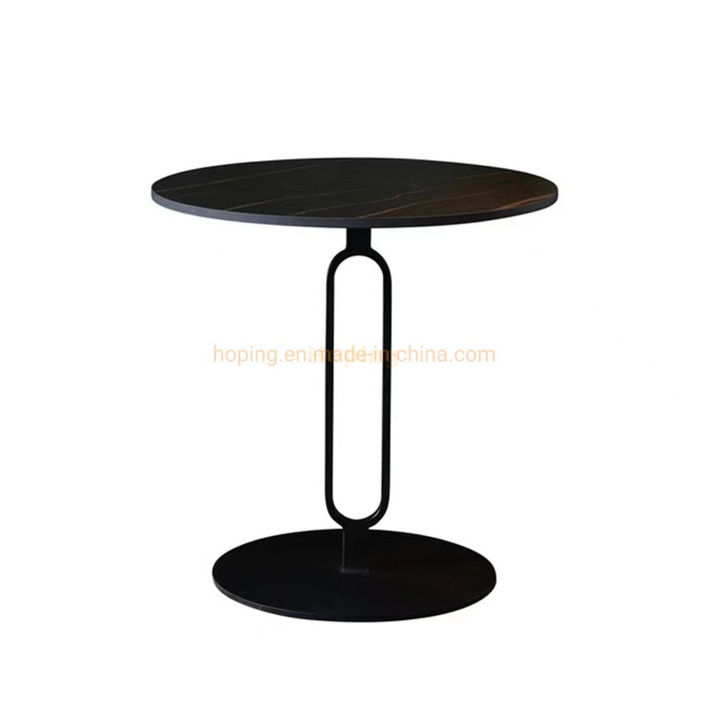 Modern Bent Side Table in Clear Color Rotatable Stainless Steel Coffee Table with Tempered Glass Top Restart Decors Table