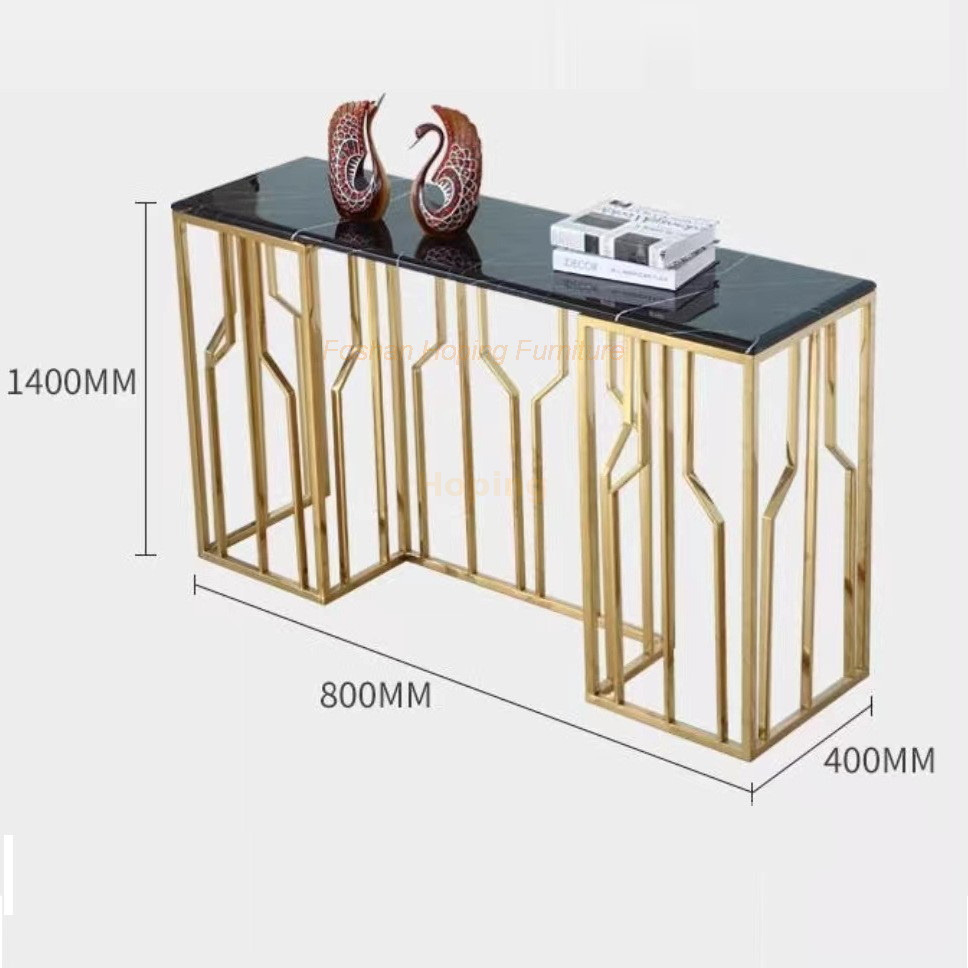 Hotel Modern White Side Table Hot Home Door Desk Furniture Console Table for Decoration