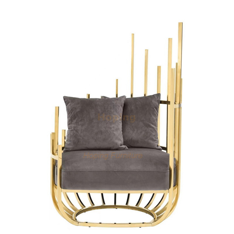 Sofa Newly Designed Fashionable Leather Leisure Sofa Chair Modern Luxury Comfortable High Back Sofa Chair