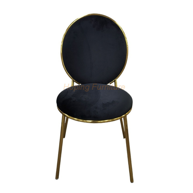 Modern Foshan Factory Made Simple Banquet Dining Chair with Velvet Seat and Stainless Steel Legs for Hotel Restaurant Coffee Shop School Canteen