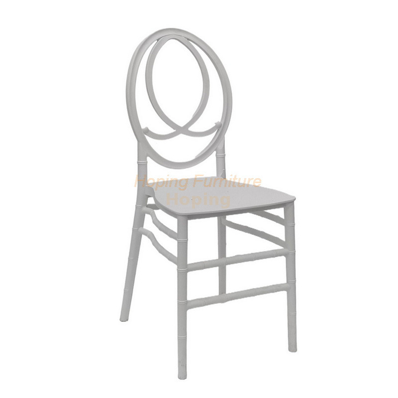 Low Price Quality Simple Dining Chair Made of Plastic for Hotel Restaurant Coffee Shop Dessert Shop Canteen White Channel Chair