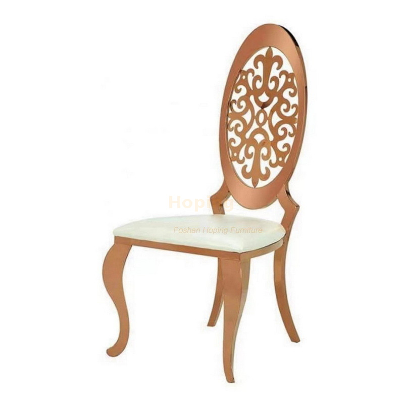 Modern Event Chair Picture Decor Back Wedding Dining Chair off White Popular Banquet Pattern Backrest Luxury Hotel Furniture Living Room Chairs
