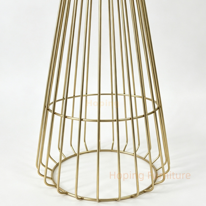 Stainless Steel Wire Frame High Cocktail Table Round Light Green Glass Top for Outdoor Wedding Party Event Bar Table