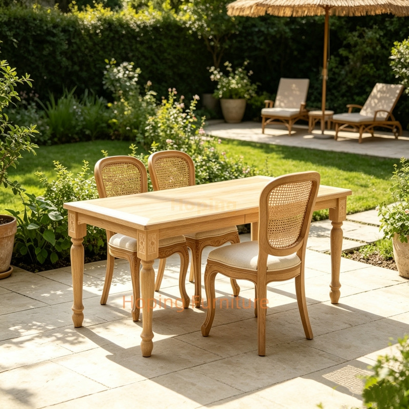 Plastic Rectangular Long Dining Table with Decorative Tapered Legs Vintage Farmhouse Banquet Table for Wedding Rental Restaurant Home Outdoor Table