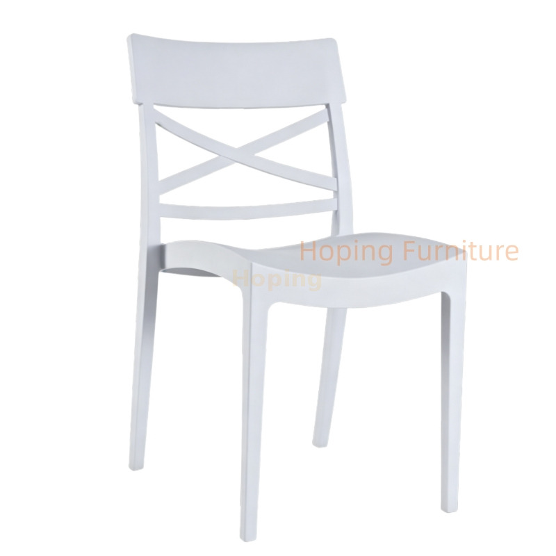 Wholesale Plastic PE Rattan Wicker Backrest Patio Side Chair Modern Outdoor Garden Hotel Furniture Leisure Banquet Restaurant Chair
