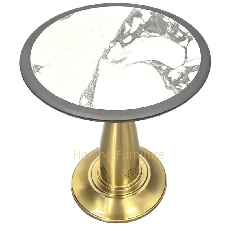 Round Rectangle Wholesale Melamine Laminated MDF Board, Marble & Wood Grain Design, Custom HPL Decor Fibreboard, 18mm Thickness for Table Tops & Countertops