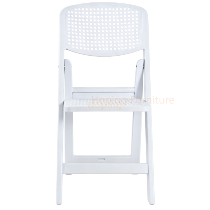 All Acrylic Folding Chair Clear Transparent Event Banquet Chair Elegant Foldable Resin Chair for Weddings and Events
