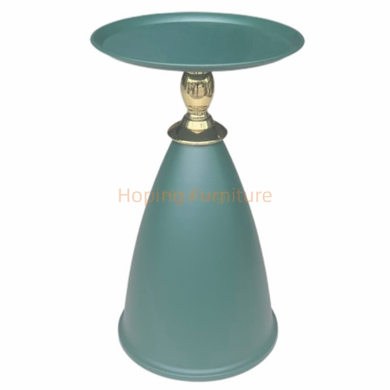 Hot Sale Blue Metal Top Side Table Tea Table 30 Coffee Table Casual Contemporary Compact Snack Table Light Luxury Corner Table