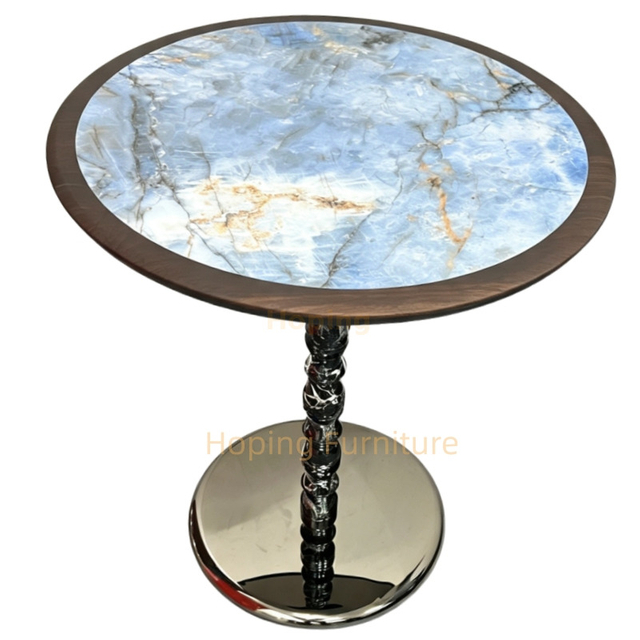 Round Rectangle Wholesale Melamine Laminated MDF Board, Marble & Wood Grain Design, Custom HPL Decor Fibreboard, 18mm Thickness for Table Tops & Countertops