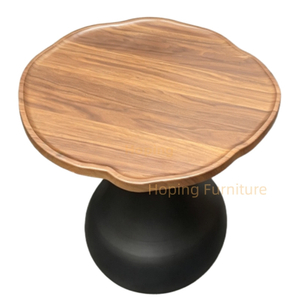 Wholesale Dubai Indoor Simple Table Round Table Top Tube Interior Metal Decorative Hotel Room Bed Coffee Table Modern End Side Table