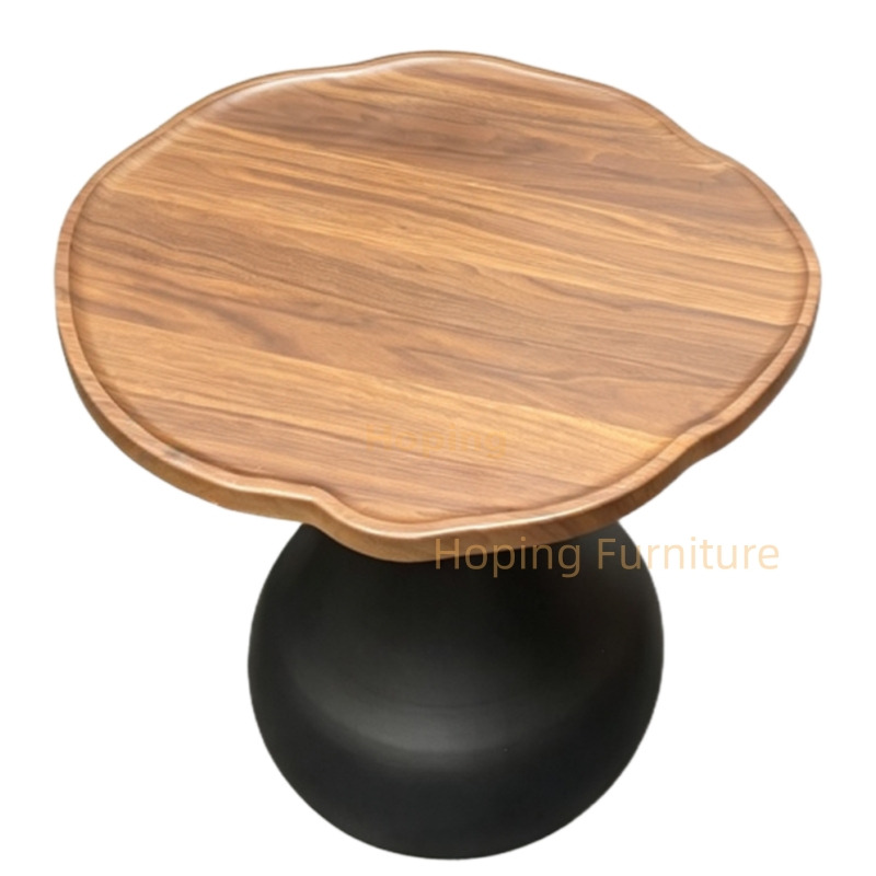 Wholesale Dubai Indoor Simple Table Round Table Top Tube Interior Metal Decorative Hotel Room Bed Coffee Table Modern End Side Table